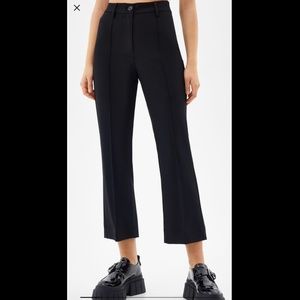 Bershka Black Cropped Trouser NWT